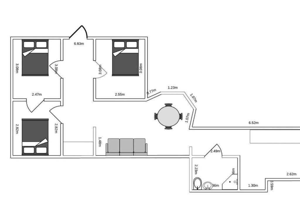 Spacious 3 Bedroom Manor Flat Next To Tivoli Копенгаген Экстерьер фото
